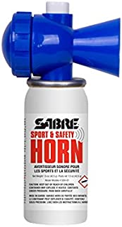 SABRE Compact Sport & Safety Horn Audible to ½ Mile (805M)  Personal Safety, Hiking, Boating, or Sporting Events