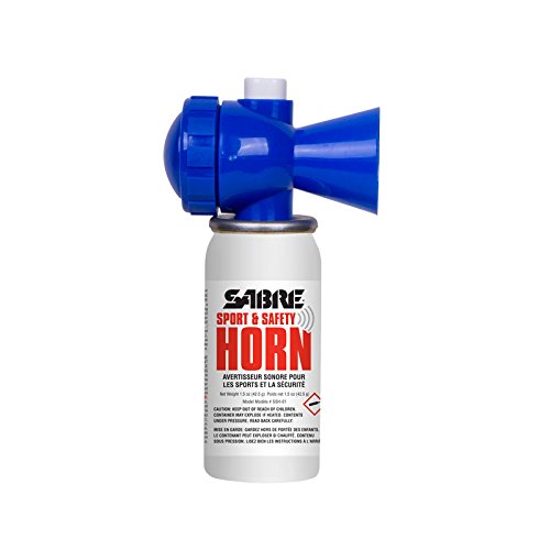 SABRE Compact Sport & Safety Horn Audible to ½ Mile (805M)  Personal Safety, Hiking, Boating, or Sporting Events