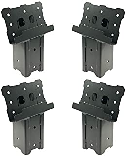 Highwild Platform Brackets Multi-Use 4x4 Compound Angle Brackets for Deer Stand, Hunting Blinds, Observation Decks & Outdoor Platforms - Set of 4