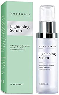 PULCHRIE Dark Spot Corrector Serum with Kojic Acid, Fullerene and Arbutin, Anti Wrinkle Reducer, Circle, Fine Line & Sun Damage Corrector