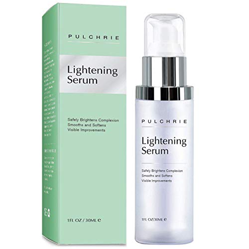 PULCHRIE Dark Spot Corrector Serum with Kojic Acid, Fullerene and Arbutin, Anti Wrinkle Reducer, Circle, Fine Line & Sun Damage Corrector