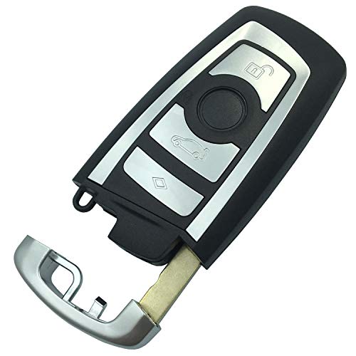 Waray New 4 Button Smart Remote Car Key Shell Fob for BMW 1 3 5 7 Series X1 X3 X4 X5 X6 Z4 M5 F10 F20 Key Case Cover