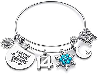 Doitory Teenage Girl Gifts for 14 Year Old Girl Birthday Gifts for Teenage Girls Charm Bracelets for Women Birthday Gifts for Women Teen Girl Gifts for Friends Female Jewelry for Women