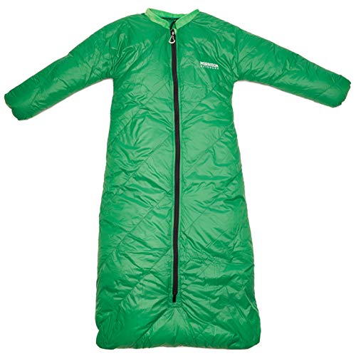 Big Mo 20 Kids Sleeping Bag (Ages 2-4), Moss Green, The Lightest, Warmest Down Camping Sleeping Bag for Kids Age 2-4 Years Old. 100% RDS-Certified Down for Max Warmth and Minimal Weight.