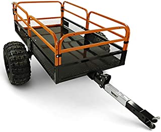 MotoAlliance Impact ATV/UTV Heavy Duty Utility Cart Cargo Trailer 1500lb Capacity 15 cu. ft.