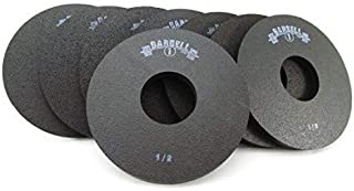 Barbell 1 Half Pound Fractional Rubber Olympic Weight Plates - 2, 4, 6, or 8 Pc Set (8 Plates, 1/2 lb.)