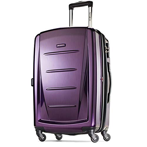 Samsonite Winfield 2 Hardside Expandable Luggage with Spinner Wheels, Purple, Carry-On 20-Inch