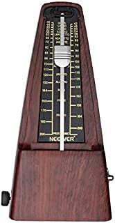 Neewer NW-707 Square Wind up Mechanical Metronome with Accurate Timing and Tempo for Piano Guitar Bass Drum Violin and Other Musical Instruments Ideal for Music Lovers