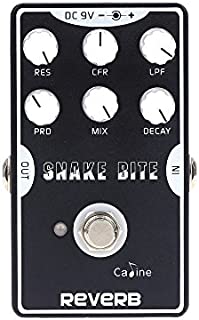 Caline CP-26 Snake Bite Acoustic Guitar Electric Effects Pedal Reverb Delay Digital Analogy Multi Distortions True Bypass Black