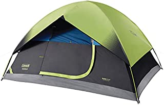 Coleman Dome Camping Tent | Sundome Dark Room Tent with Easy Set Up