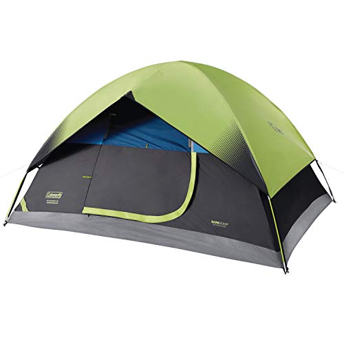 Coleman Dome Camping Tent | Sundome Dark Room Tent with Easy Set Up