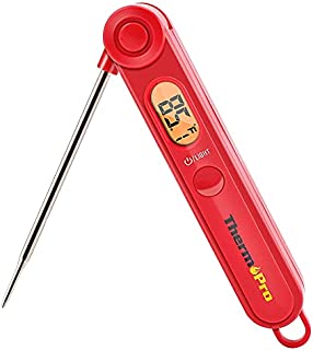 ThermoPro TP03 Digital Instant Read Meat Thermometer Kitchen Cooking Food Candy Thermometer with Backlight and Magnet for Oil Deep Fry BBQ Grill Smoker Thermometer