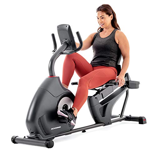 Schwinn Fitness 230 Recumbent Bike (Model Year 2020), Black with Explore The World - Annual [Subscription]