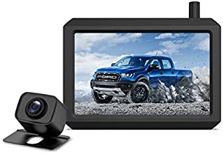 Upgrade 720P Digital Wireless Backup Camera,2 Cameras Channel Support, AUTO VOX W7PRO 5