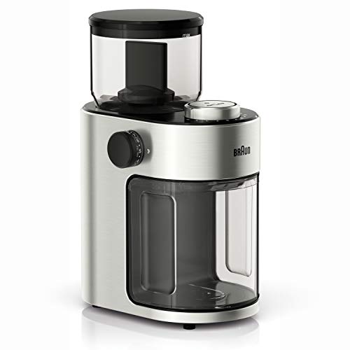 Braun Burr Grinder, 7.4 x 5.2 x 10.6 inches, Stainless Steel