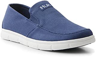 HUK Brewster Slip On Shoe | Wet Traction Fishing & Deck Shoes, Sargasso Sea, 11