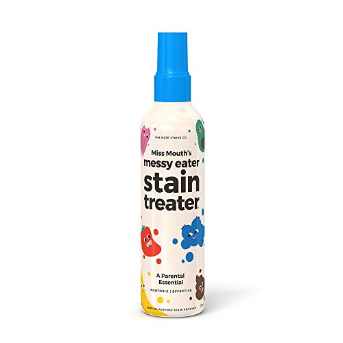 Miss Mouths Messy Eater Non-Toxic Baby and Kids Stain Remover for Clothing, Carpet, Fabric, and Upholstery. Kid Tested and Mom Approved (120ml, 4 oz Spray Bottle)