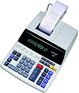 Sharp EL-1197PIII Heavy Duty Color Printing Calculator with Clock and Calendar