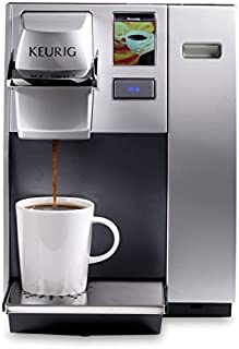 Keurig K155 Office Pro Commercial Coffee Maker, Single Serve K-Cup Pod Coffee Brewer, Silver, Extra Large 90 Oz. Water Reservoir