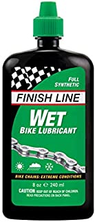 Finish Line WET Bike Lubricant Squeeze Bottle, 8 oz.