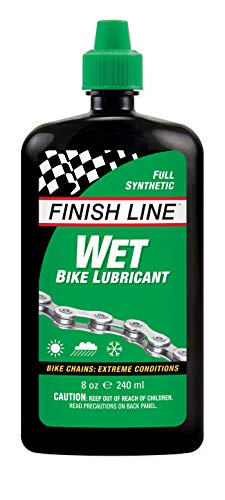 Finish Line WET Bike Lubricant Squeeze Bottle, 8 oz.