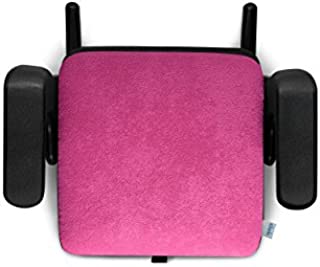 Clek Olli Backless Booster Car Seat with Rigid Latch, Flamingo