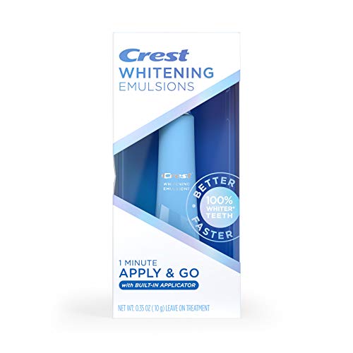 Crest Whitening Emulsions On-the-Go Leave-On Teeth Whitening Pen, 0.35 Oz (10 G), 0.35 ounces