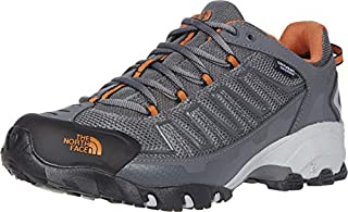 The North Face Men's Ultra 109 Waterproof, Zinc Grey/Burnt Orange, 9.5 D