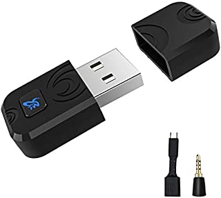 OLCLSS USB Bluetooth Adapter for NS P5 P4 PC, Bluetooth Audio Receiver for PS4 PS5 PC Headphones (Except for P4 Gold Headset)