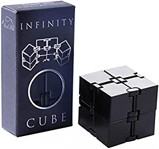 Infinity Cube Fidget Toy, Sensory Tool EDC Fidgeting Game for Kids and Adults, Cool Mini Gadget Best for Stress and Anxiety Relief and Kill Time, Unique Idea that is Light on the Fingers and Hands