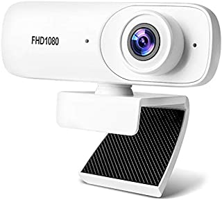 LIANGZAI Webcam 1080P Full HD USB 360 Degree Webcam with Microphone [Plug and Play] Computer Webcam for Recording, Video Streaming, Conferencing, Gaming, Online Class, YouTube, Skype [30fps]