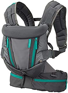 Infantino Carry On Carrier - Ergonomic, Expandable, face-in and face-Out, Front and Back Carry for Newborns and Older Babies 8-40 lbs