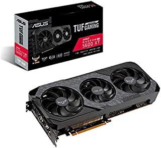 ASUS TUF Gaming 3 AMD Radeon RX 5600 XT TOP Edition Gaming Graphics Card (PCIe 4.0, 6GB GDDR6, HDMI, DisplayPort, 1080p Gaming, Axial-tech Fan Design, 2.7-slot Design, Auto-Extreme) (TUF-3-RX5600XT-T6