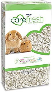 carefresh 99% Dust-Free White Natural Paper Small Pet Bedding with Odor Control, 10 L