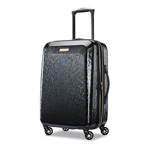 American Tourister Belle Voyage Hardside Luggage with Spinner Wheels, Black, Carry-On 21-Inch