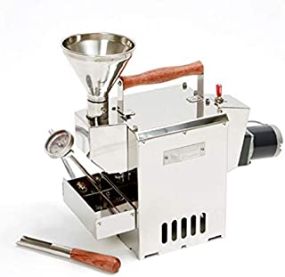 KALDI Home Coffee Roaster Motorize Type Full Package Including Thermometer, Hopper, Probe Rod, Chaff Holder (Gas Burner Required)