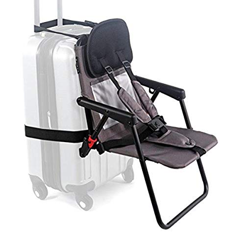 Think King SitAlong Toddler Luggage Seat, Gray