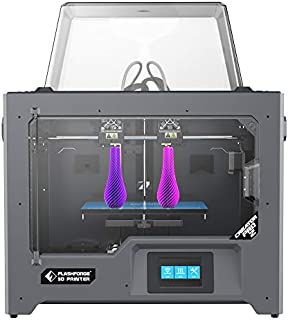 FlashForge 3D Printer Creator Pro2, Independent Dual Extruder W/2 Spools, Metal Frame Structure, Acrylic Covers, Optimized Build Platform, Works with ABS and PLA