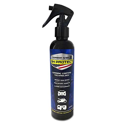 CERAMA SHIELD PBl Sio2 Detail Spray 9H Protect Car Wax Spray - Ceramic Coating for Cars and Car Polish Sealant - Easy to Use Hydrophobic Spray Detailer