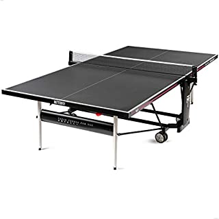 Butterfly Timo Boll Crossline Outdoor Ping Pong Table | New for 2020! | 3-Year Warranty | Made in Germany | Outdoor Table Tennis Table | Adjustable Ping Pong Net Set, Grey