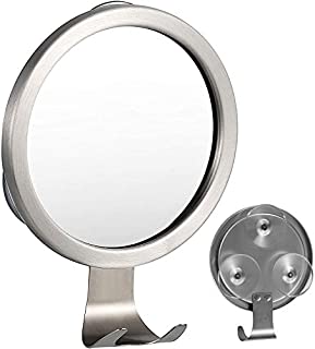 Fogless Shower Mirror,Fog-Free Bathroom Mirror with Razor Hook and Powerful Lock Suction