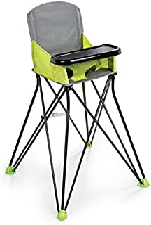 Summer Pop n Sit Portable Highchair, Green - Portable Highchair For Indoor/Outdoor Dining  Space Saver High Chair with Fast, Easy, Compact Fold, For 6 Months  45 Pounds