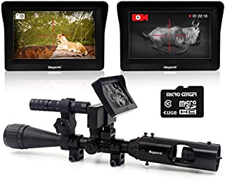 wolltex Rifle Night Vision | Night Scopes for Hunting with 720p HD Digital Video Recording 3MP and 16MM Camera Lens (Take Video and Photo) | Night Vision Air Rifle Scope