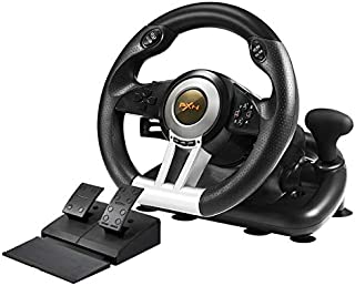 PXN V3II PC Racing Wheel, USB Car Race Gaming Steering Wheel with Pedals for Windows PC/PS3/PS4/Xbox One/Nintendo Switch