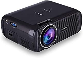 ELEOPTION LED Projector 1080P, Full HD Video Movie Projector for Business PowerPoint Presentation Home Theater, Compatible with Laptop iPhone Android TV WiFi VGA HDMI USB Fire (Black)