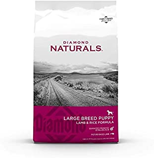 Diamond Naturals Dry Food for Puppy, Large Breed Lamb and Rice Formula, 40 Pound Bag