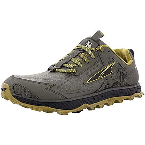 ALTRA Men's AL0A4PE5 Lone Peak 4.5 Trail Running Shoe Sneakers, Olive/Willow, 12.5