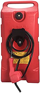 ForceCar 14 Gallon Gas Caddy Portable Petrol Container Tank Fuel Transfer Rolling Pump Red