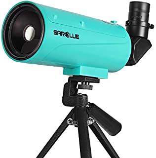 Sarblue Maksutov-Cassegrain Telescope for Kids Adults Astronomy Beginners - Planet Mate Mak60 Telescope, 60mm Aperture 750mm Focal Length, with Phone Mount Tripod, for Seeing Moon Planets Stars