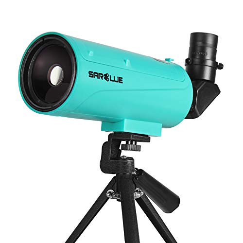 Sarblue Maksutov-Cassegrain Telescope for Kids Adults Astronomy Beginners - Planet Mate Mak60 Telescope, 60mm Aperture 750mm Focal Length, with Phone Mount Tripod, for Seeing Moon Planets Stars